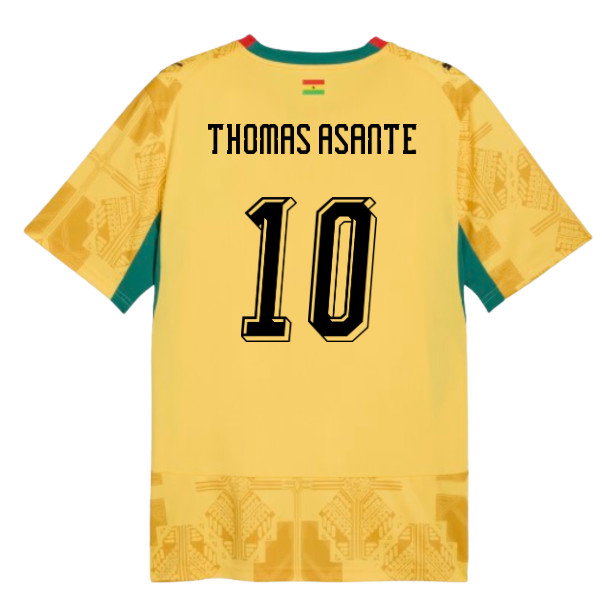 2026-2027 Ghana Away Shirt (Thomas Asante 10)-SoccerKits Hub | Buy Soccer Jerseys Online